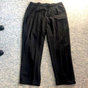 Nautica‎ Men’s 100% cotton black khakis with Elastic waist sz xl